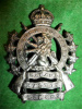M39 - The Halton Rifles Officer's Silver Plated Cap Badge 